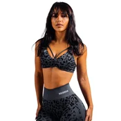Ženski nedrček Nebbia Primal Medium Support Leopard Sports Bra 854 black leopard M