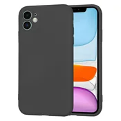 Silikonski ovitek Techsuit SoftFlex za iPhone 11 - črn