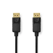 Nedis Kabel DisplayPort | DisplayPort moški | DisplayPort moški | 8K@60Hz | Ponikljano | 1,00 m | Okrogla | PVC | Črna | Škatla