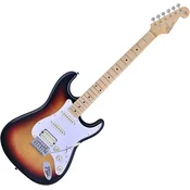 SX SST57+ /HSS 3-Tone Sunburst Električna kitara (Kot novo)