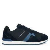 Superge Tommy Hilfiger Runner Icon Mix FM0FM05679 Mornarsko modra