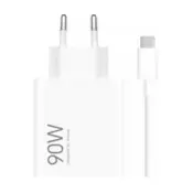 XIAOMI hišni polnilec MDY-15-EK USB A 90W s kablom Type C 6A - bel (EuBlister)