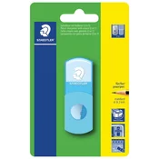 ŠILJILO-GUMICA PVC S PVC KUTIJOM 1RUPA STAEDTLER 511SEF30BK NEON TIRKIZNA BLISTER