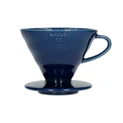 Hario V60-02 keramika modra VDC-02-IBU-BB