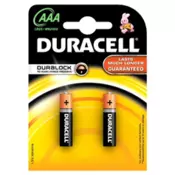 Baterije AAA Duracell Basic duralock 2kom, 508186
