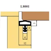 TESNILO TRELLEBORG L8001 BEŽ