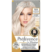 L’Oréal Paris Préférence Le Blonding barva za lase za posvetlitev las odtenek 11.11 Ultra-Light Cool Crystal Blonde 1 kos