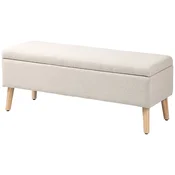 Homestar Klop s shranjevalnim prostorom 110x39x45 cm bež