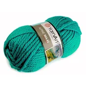 Pletena preja Alpine maxi 250 g - (675) zeleno-modra temna.
