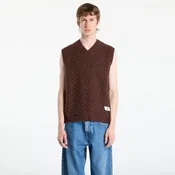 Telovnik MM6 Maison Margiela Gilet Dark Grey Melange/ Brown XXL