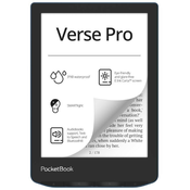 POCKETBOOK citac e-knjiga 634 Verse Pro Azure/ 16GB/ 6"/ Wi-Fi/ BT/ USB-C/ ceški/ plavi