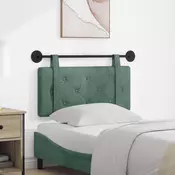 vidaXL Visoki naslon za glavo Morsko zelena 100 x 55 x 5 cm Žamet