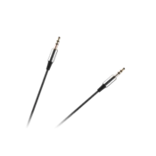 Audio kabel Jack 3.5 plug - plug REBEL spirala 100 cm
