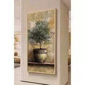 Wallity Dekorativna uramljena slika, 120x50cm, Šarena