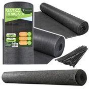 Zaščitna mreža za ograjo 1.5M x 10M 140g/m2 - zelena