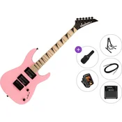 Jackson JS Series Dinky Minion JS1XM MN Premium SET Bubble Gum Pink Elektricna gitara