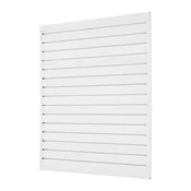 VEVOR Panel za steno z letvicami 1230x1235x20 mm bel