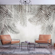 Foto tapeta - Night Palm Trees 250x175