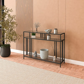 HANAH HOME Venedik 100 Black Fume Glass