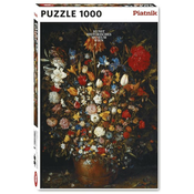 Piatnik Puzzle Brueghel - Rože v leseni vazi 1000 kosov