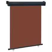 Balkonska bocna tenda 140 x 250 cm smeda