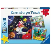 Ravensburger Sestavljanka Profesija iz kraljestva fantazije 3x49 kosov