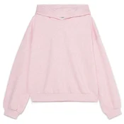 Cropp - Navaden pulover s kapuco - pastelno roza