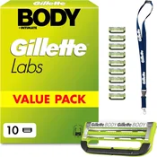 Gillette Gillette Labs Body & Intimate Rezila za brivnik, 10 kos - Original