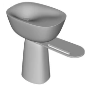 Umivaonik Milo Single White 591550