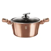 Berlingerhaus Lonec z marmorno površino in pokrovom BH 1515 24 cm Rosegold Metallic Line