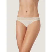 zd ZERO DEFECTS Spodnje hlače Venus lace low waist Soy fiber naravno bela