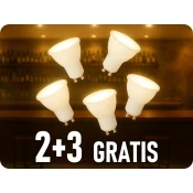 V-TAC GU10 LED žarnica 6W, 445lm, 38°, zatemnljiva, SAMSUNG čip, 2+3 gratis! Barva světla: Hladna bela
