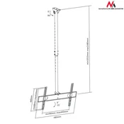 Maclean Stropni nosac za TV Maclean, maks VESA 400x400, 32-65, 50kg, MC-631