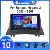 Srnubi Android 10 Car Radio For Renault Megane 2 2002 – 2009 Multimedia Video Player GPS Navigation 2 Din Carplay DVD Head unit