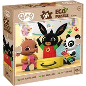 Bing in prijatelji igrajo glasbo 24-delni Eko puzzle 70x50 cm - Lisciani