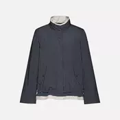 Dark Blue Womens Geox Maryemy Jacket - Womens