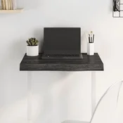 Stolna ploca tamnosmeda 60x40x(2-6) cm obradena masivna hrast