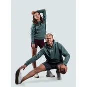 Unisex mikina z BIO bavlny, tlumená zelená Velikost: XL