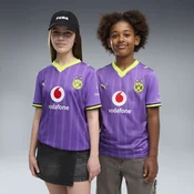 PUMA Borussia Dortmund 26/27 Third Jersey Youth, Clothing, Purple Glimmer/Yellow Alert, 5-6Y