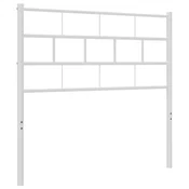 Vidaxl Kovinsko nadomestno vzglavje belo 107 cm