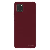Silikonski prozorni ovitek za Samsung Galaxy Note 10 Lite N770F - Burgundy red