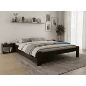 Ljubki dom Postelja ADA 160 x 200 cm oreh Posteljno dno: Lamelno posteljno dno, Vzmetnica: Vzmetnica Coco Maxi 19 cm