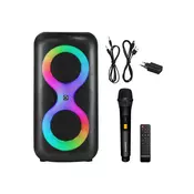 MANTA karaoke ERIS, 100W, BT, daljinski, RGB, bežicni mikrofon, SPK0401B100