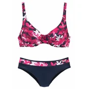 PETITE FLEUR Bikini  marine / roza / bela