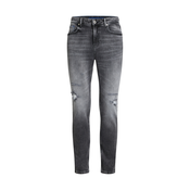 KARL LAGERFELD JEANS Kavbojke Distressed temno siva
