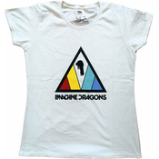 Imagine Dragons Majica Triangle Logo White XS