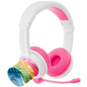 Otroške brezžične naglavne slušalke BUDDYPHONES SCHOOL+ WIRELESS Pink