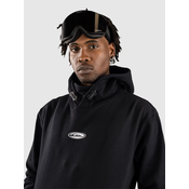 Quiksilver Big Logo Tech Shred Hoodie true black