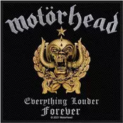 Motörhead Everything Louder Forever Našitek za šivanje 100 x 100 mm