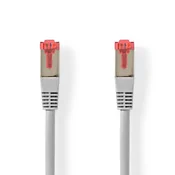 Nedis Omrežni kabel CAT6 | RJ45 Moški | RJ45 Moški | SF/UTP | 0,25 m | Okrogla | PVC | Siva | Oznaka